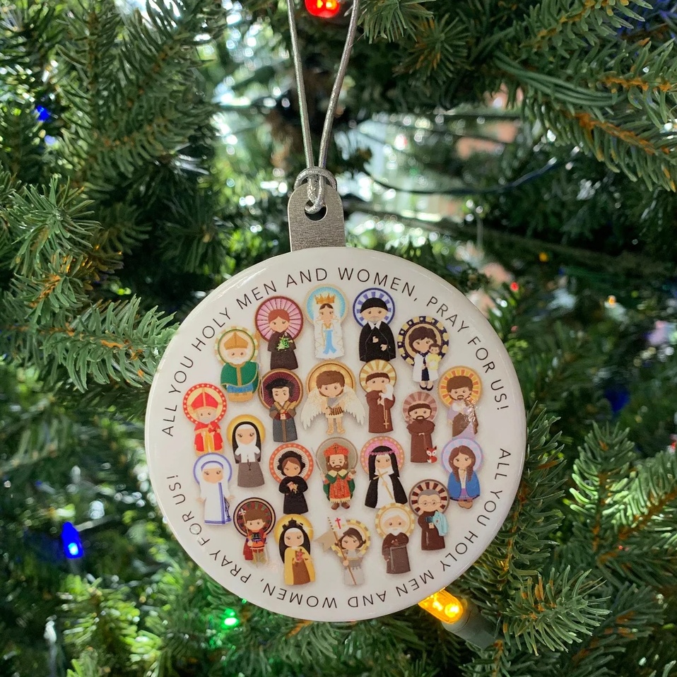 Catholic Saints Christmas Ornament