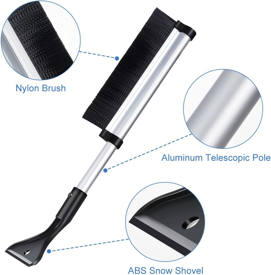 🔥Last Day 49% OFF -Car Snow And ice Removal Multifunctional Shovel (Retractable)