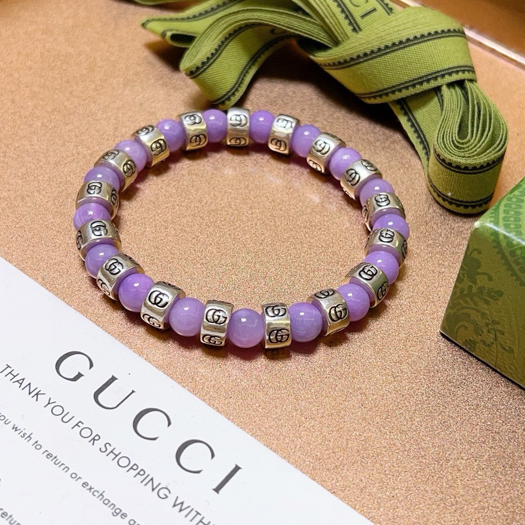 Gucci GG Amethyst Bracelet