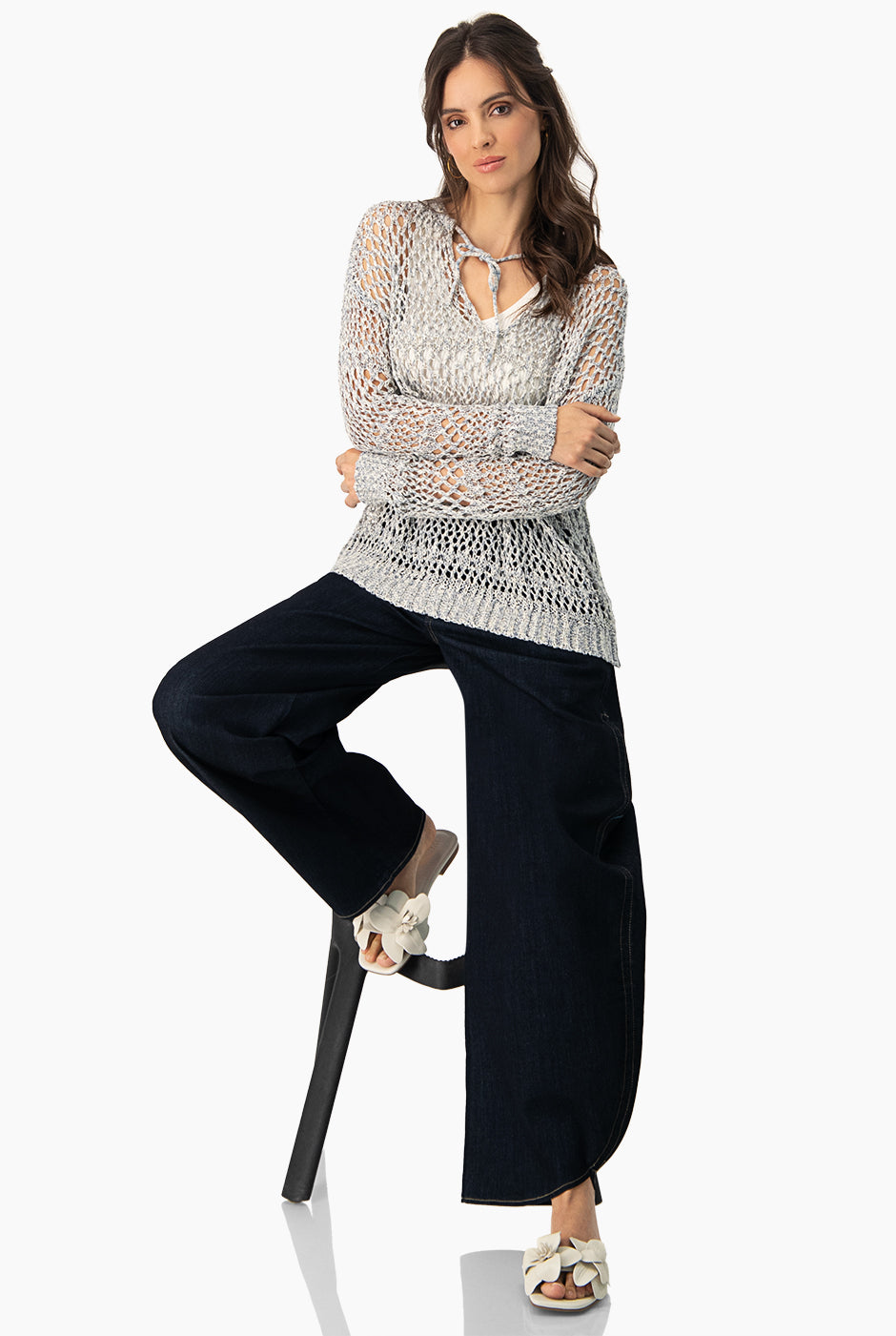 Suéter Calado Oversized