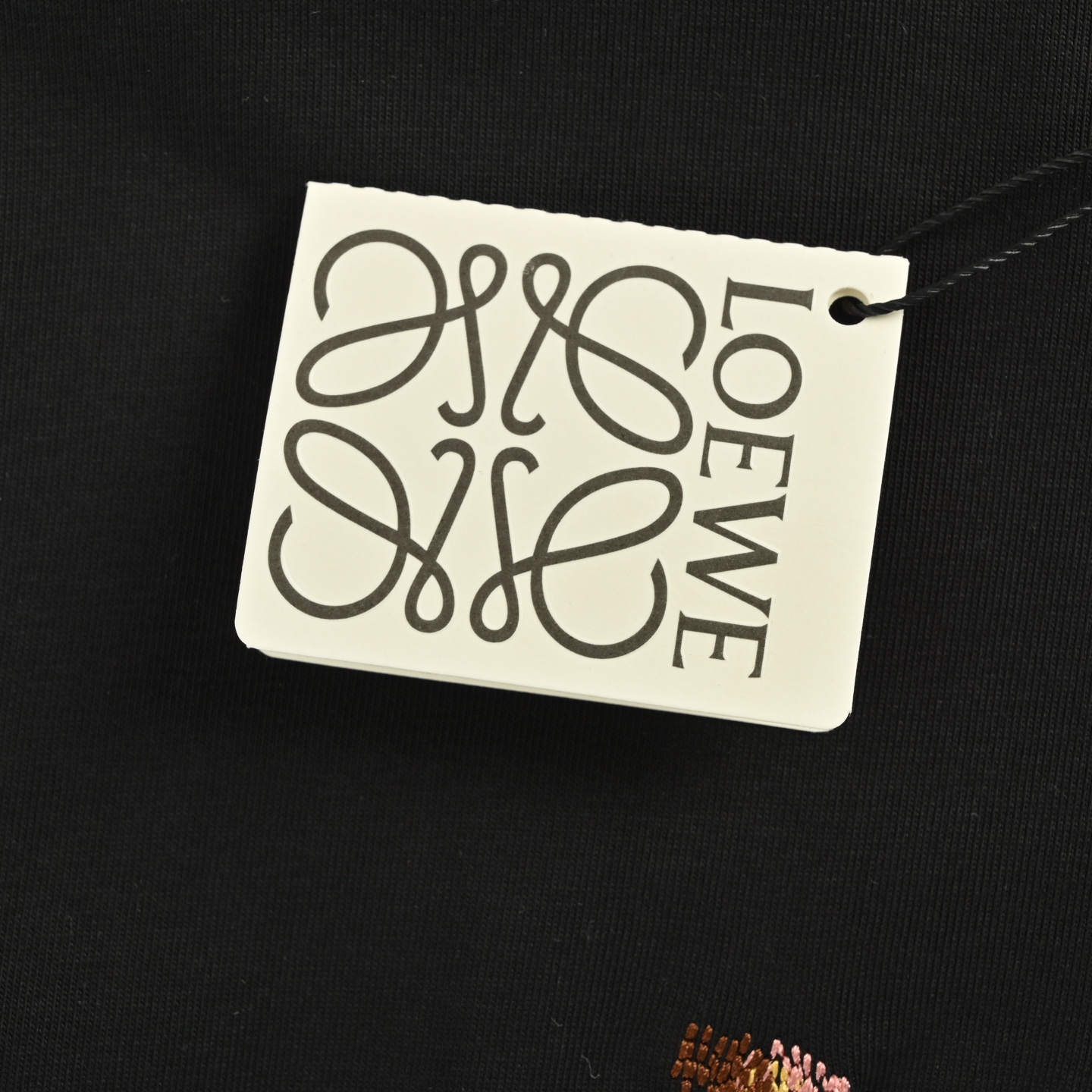 Loewe 25ss logo embroidered short sleeves