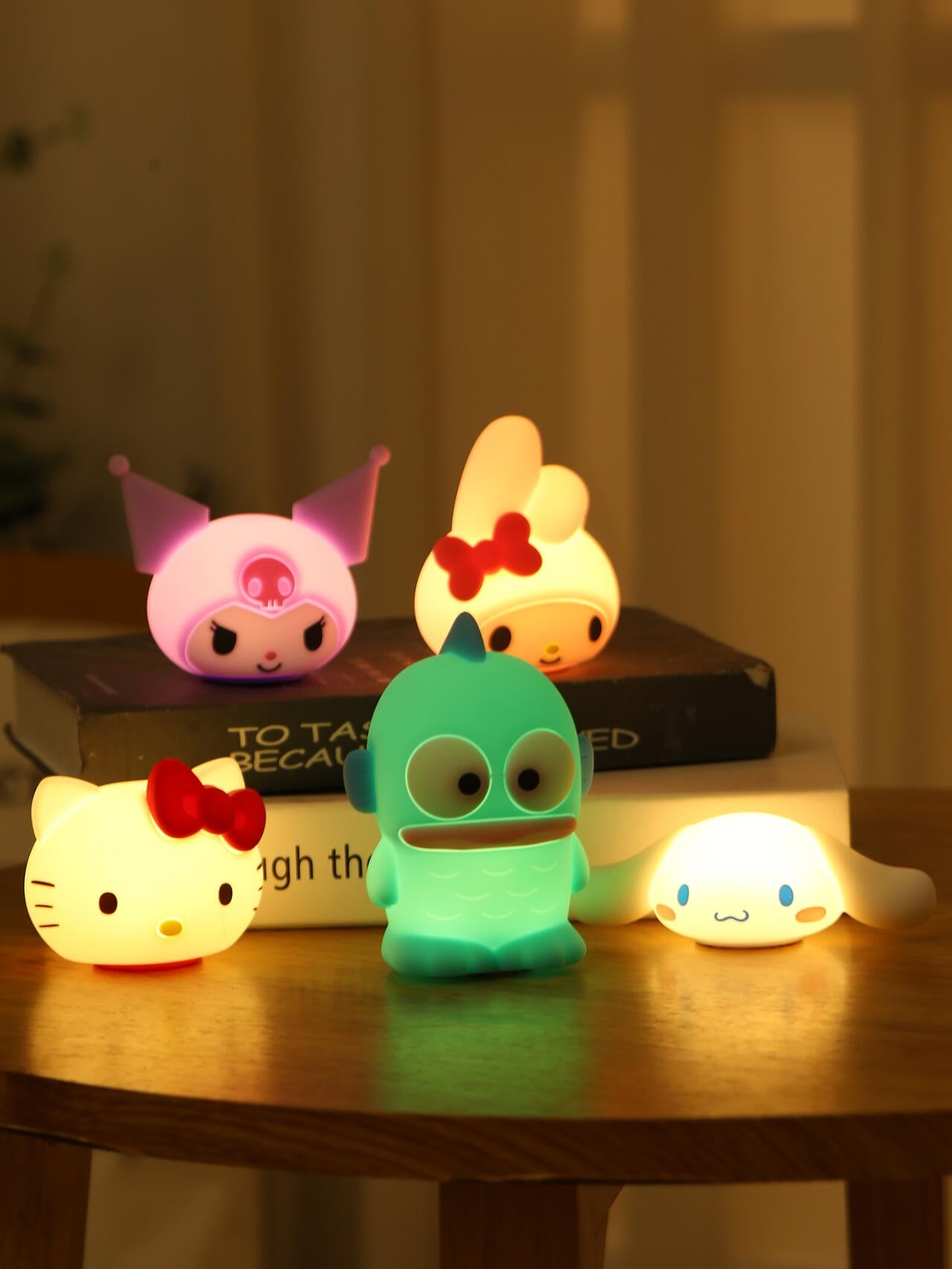 Sanrio Cute Silicone Night Light Lamp for Kids LED Lamp Kids Bedroom Decor as Xmas Birthday Gifts for Boys Girls
