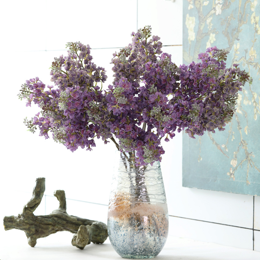 💐💐High Quality Artificial Lilac Bouquet 🔥（ Home Decor Wedding Table Room Decor Gift）