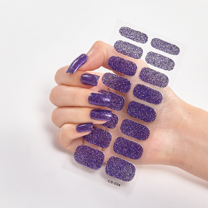 Glitter Nail Self Decals(SET OF 2 PCS)