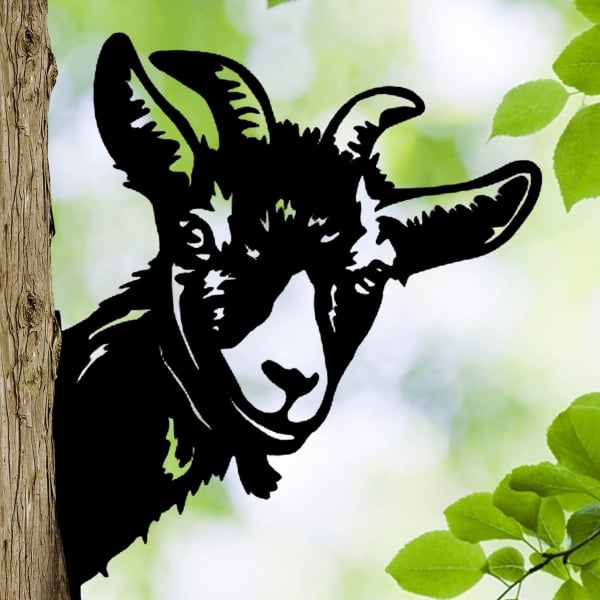 🔥LAST DAY 70% OFF🎁Peeping Metal Wall Decor Farm Wall Decor Outdoor Garden