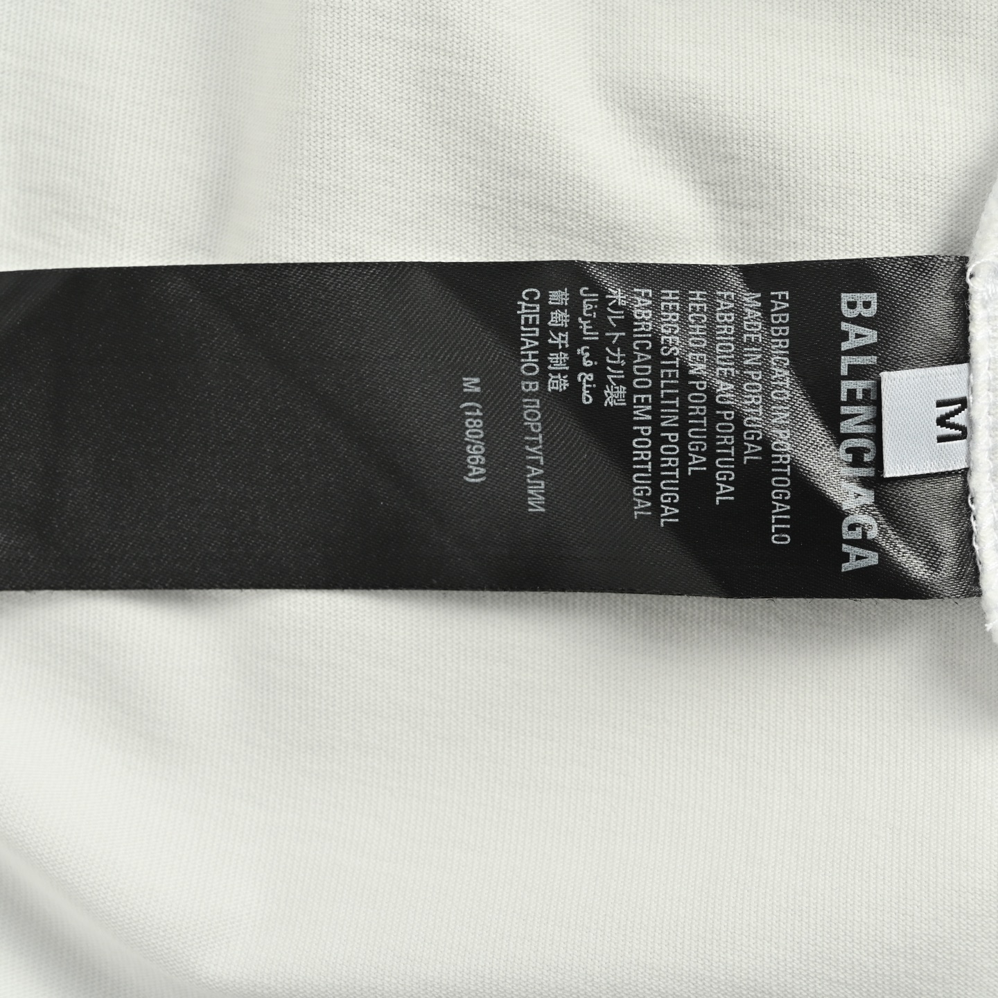 Balenciaga 25ss overlapping letter logo print short sleeves