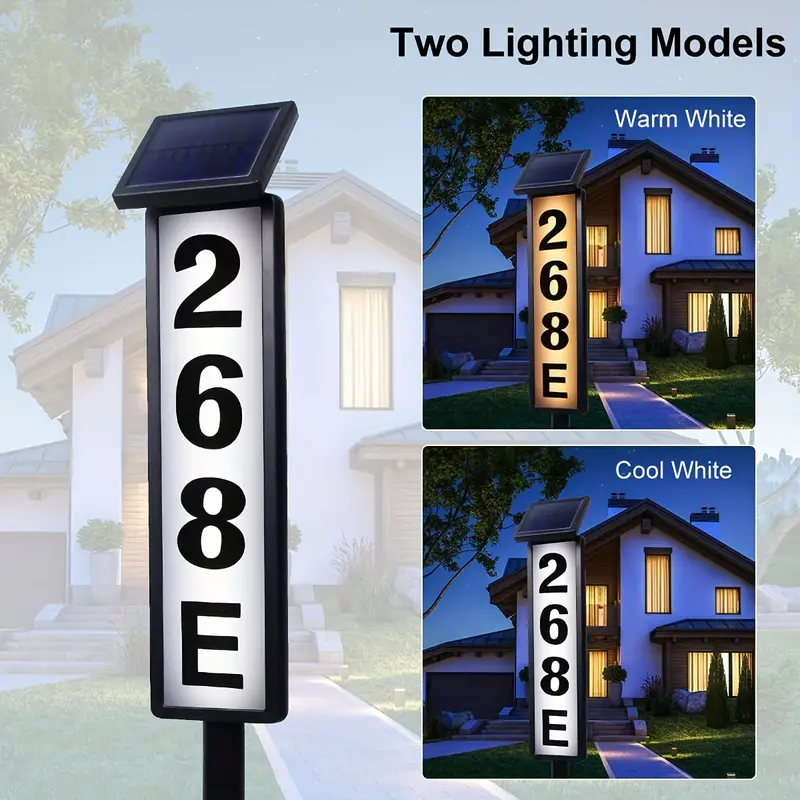 🔥On Sale🔥Solar Lighted House Address Numbers Sign💥Buy 2 Sets Get 10% OFF & Free Shipping