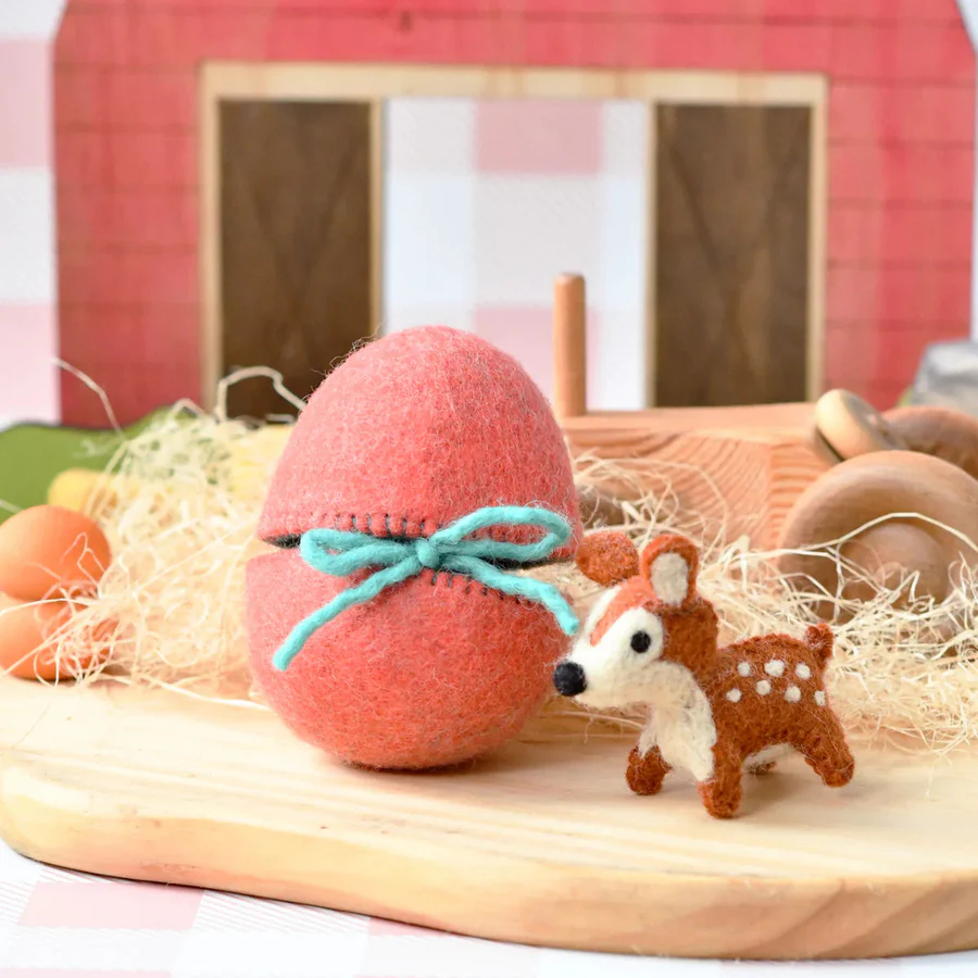 Handmade Felt Surprise Egg with Mini Animal For Easter,Mom's Day🔥Buy 3 Free Shipping