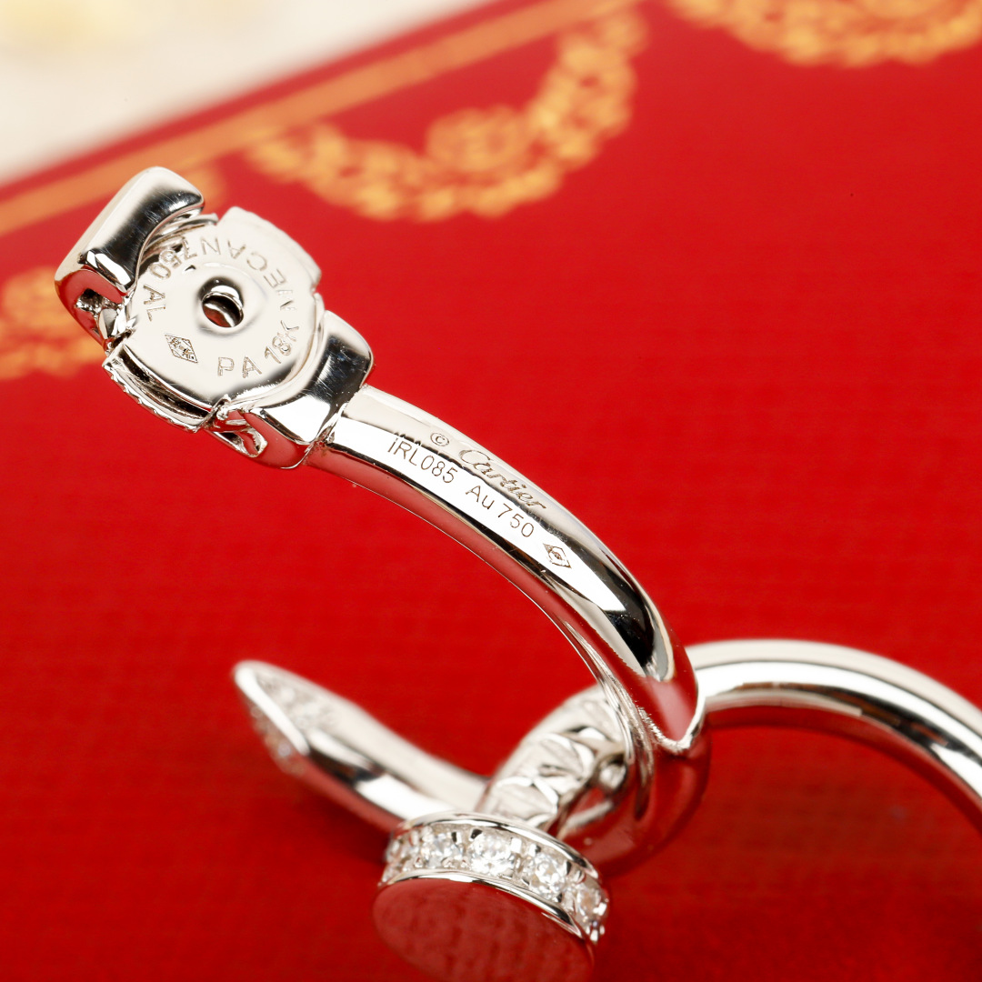 Cartier nail earrings