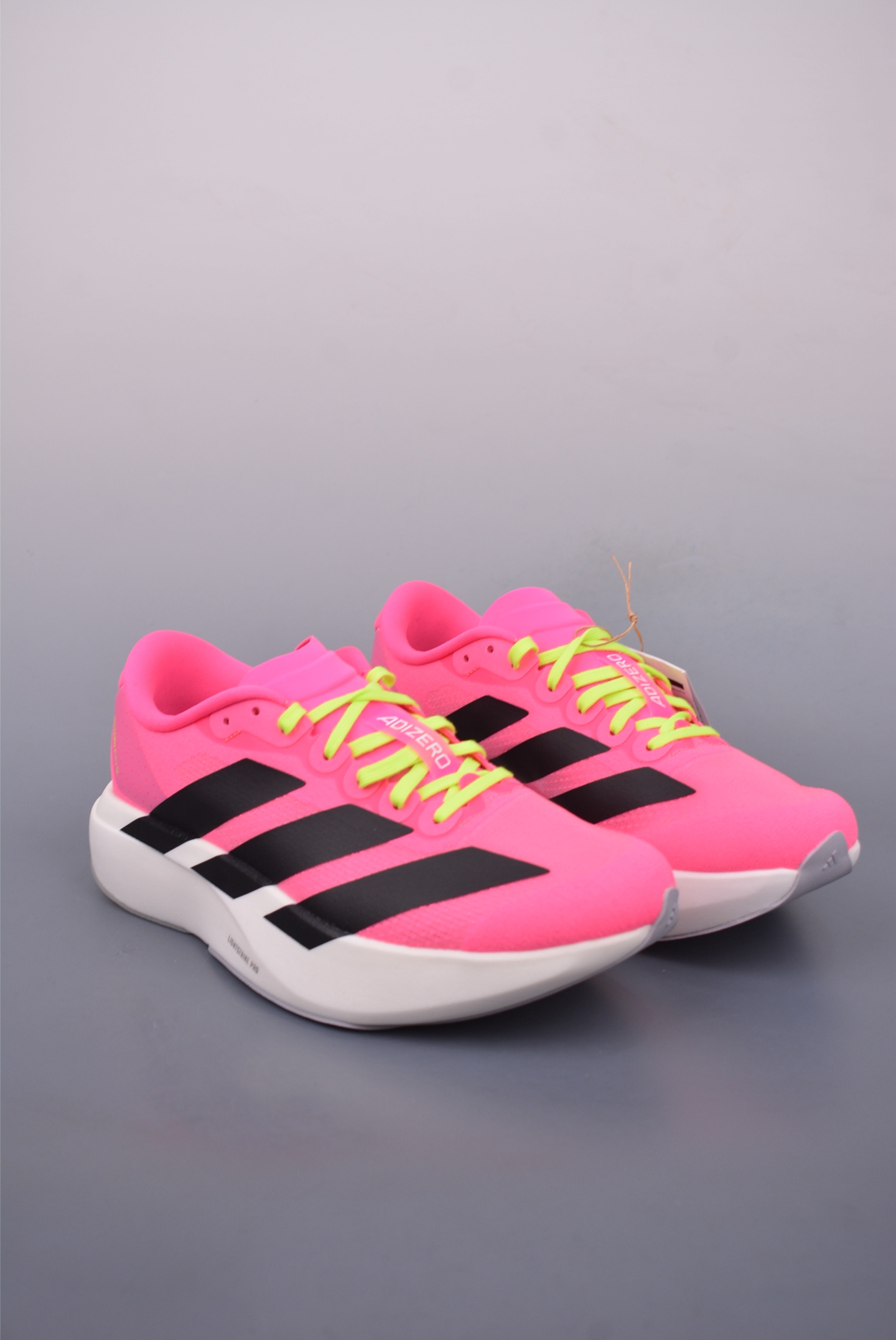 Adidas Adizero Evo SL M Running Shoes Pink Black and White JS4455