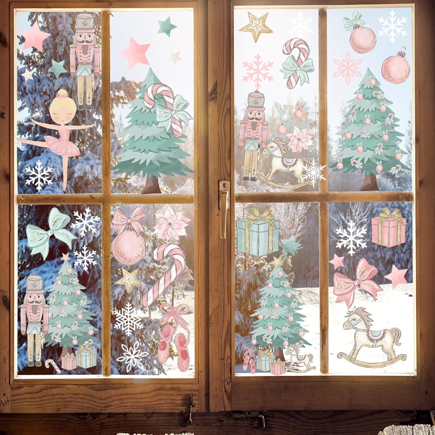 On Sale🔥Set of 9 Sheets / 54 pcs Christmas Window Clings
