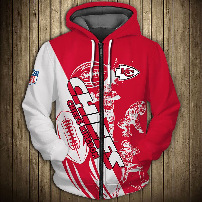 KANSAS CITY CHIEFS 3D HOODIE KKCC003