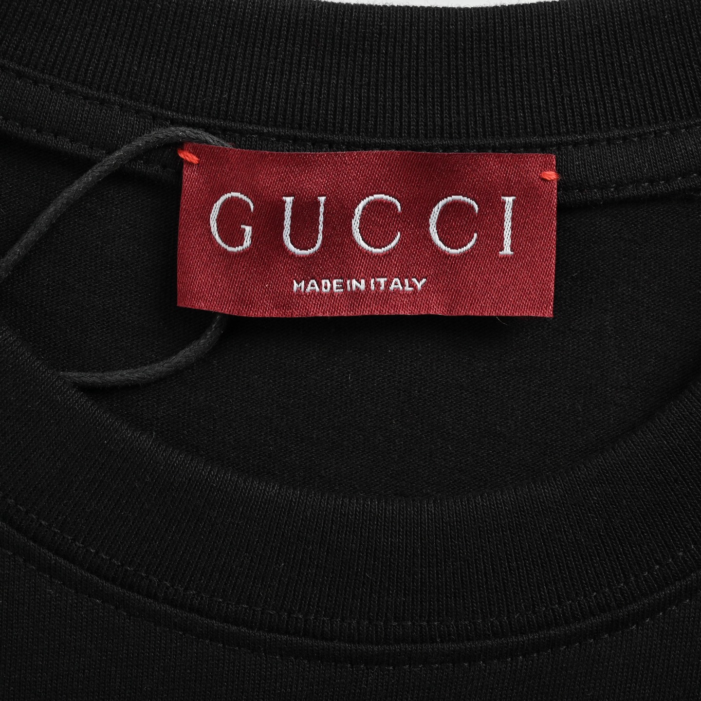 Gucci 25ss dark pattern embroidered letter short sleeve