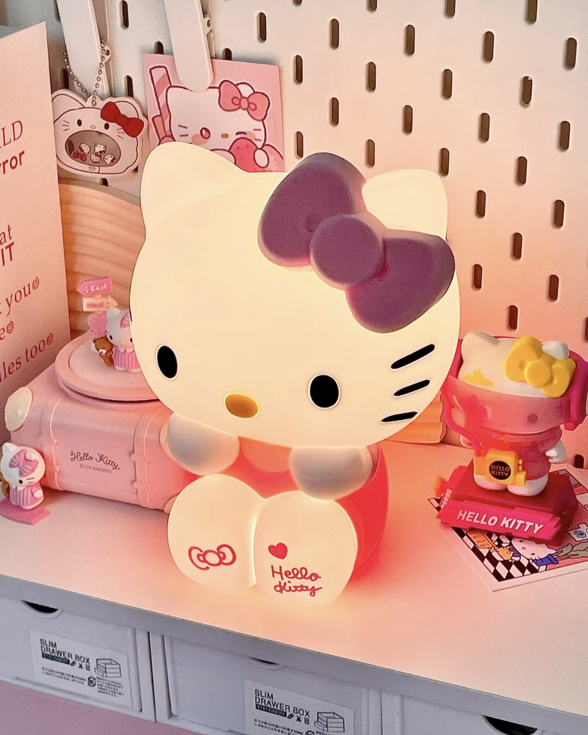 Kitty pat light night light silicone
