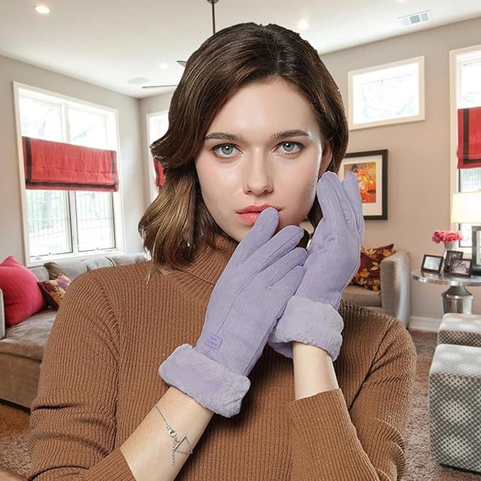 🧤🧤Velvet warm gloves (does not affect the use of mobile phones)
