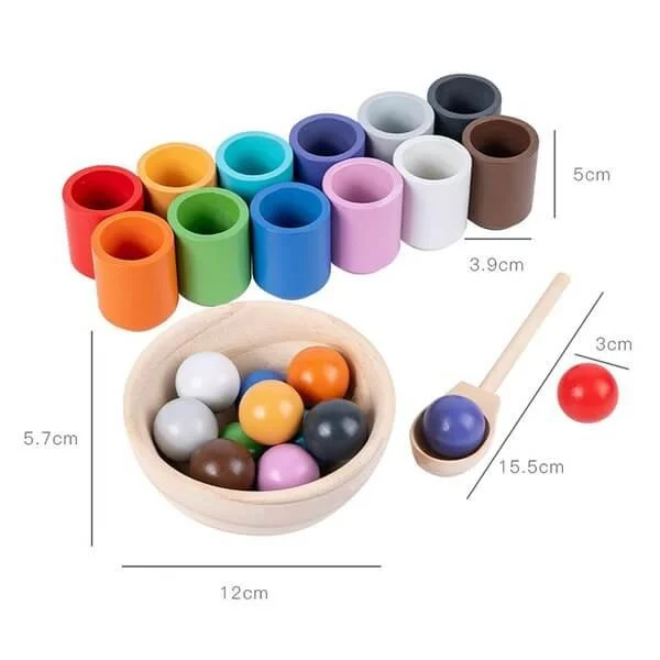 🔥🔥🔥Children's early education educational color recognition classification cup---win at the starting line