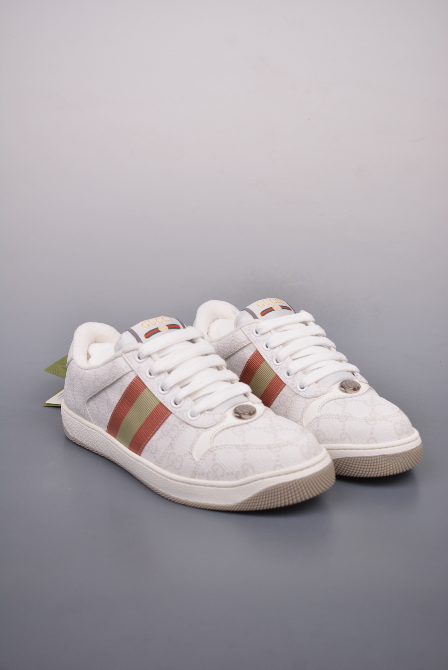 Gucci Screener GG Sneaker Low White Woodgrain Cloth