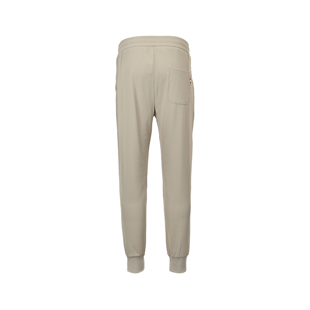 Moncler embroidered logo waffle thin trousers