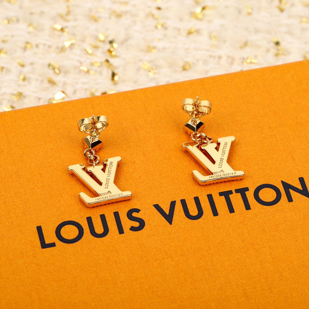 Louis Vuitton diamond earrings