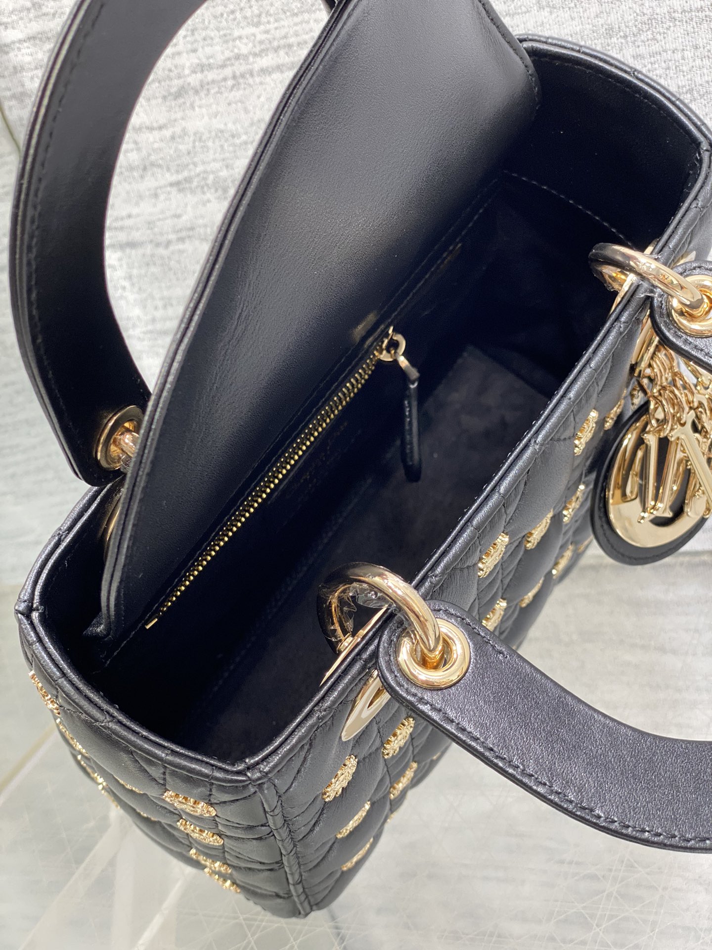 Dior Lady Limited Edition Sun-Style Studded Lady Bag