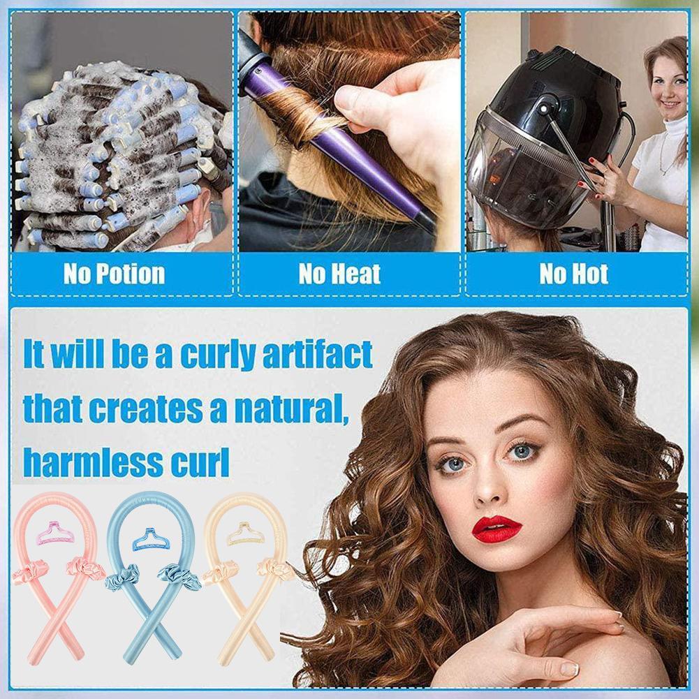 (🔥Christmas Hot Sale-Save 50% OFF)Heatless Curl Ribbon-BUY 2 FREE SHIPPING