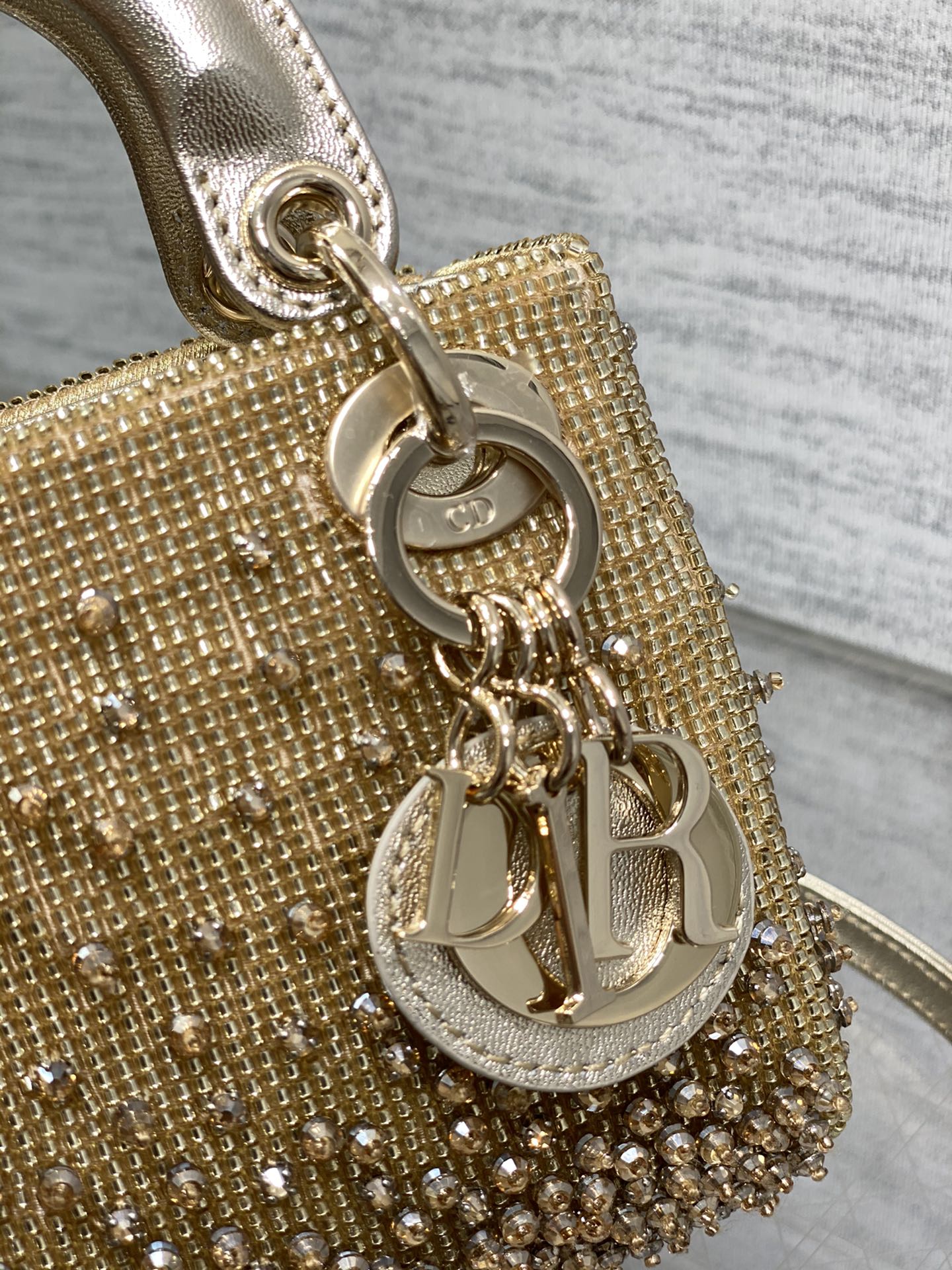 Dior Lady Limited Edition Beads Micro Series Princess Diana Bag