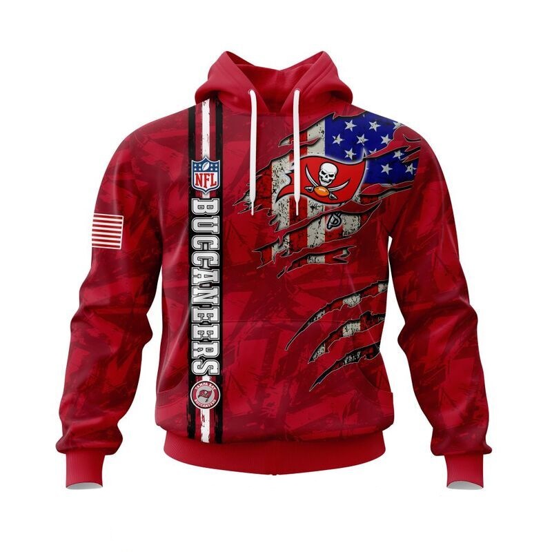 TAMPA BAY BUCCANEERS 3D HOODIE SKULL0802