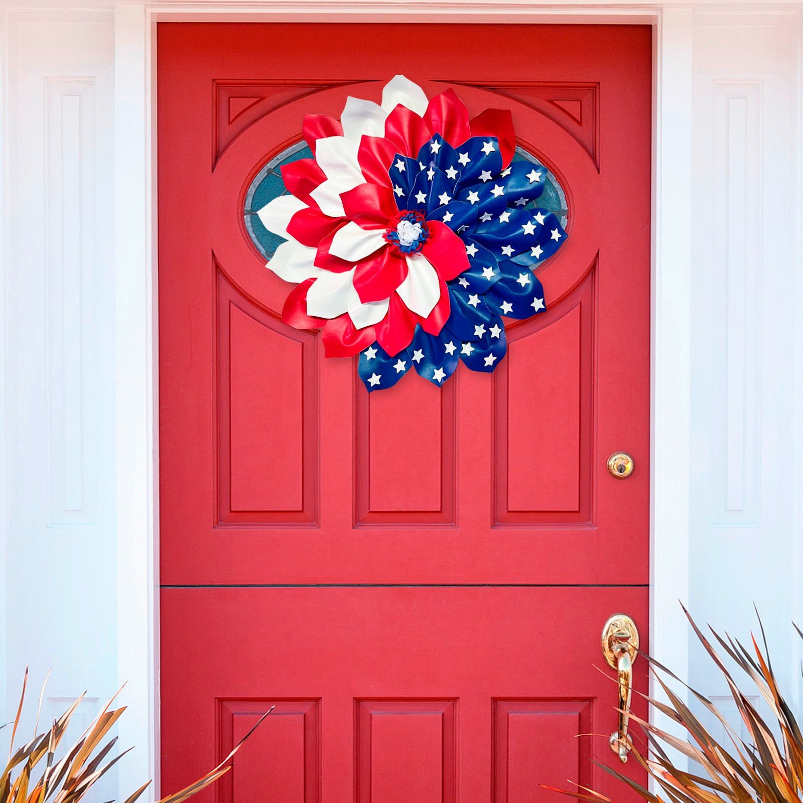 🔥[SAVE 50% OFF]--16inch/40cm American Flag Wreath-BUY 2 GET 10% OFF & FREE SHIPPING