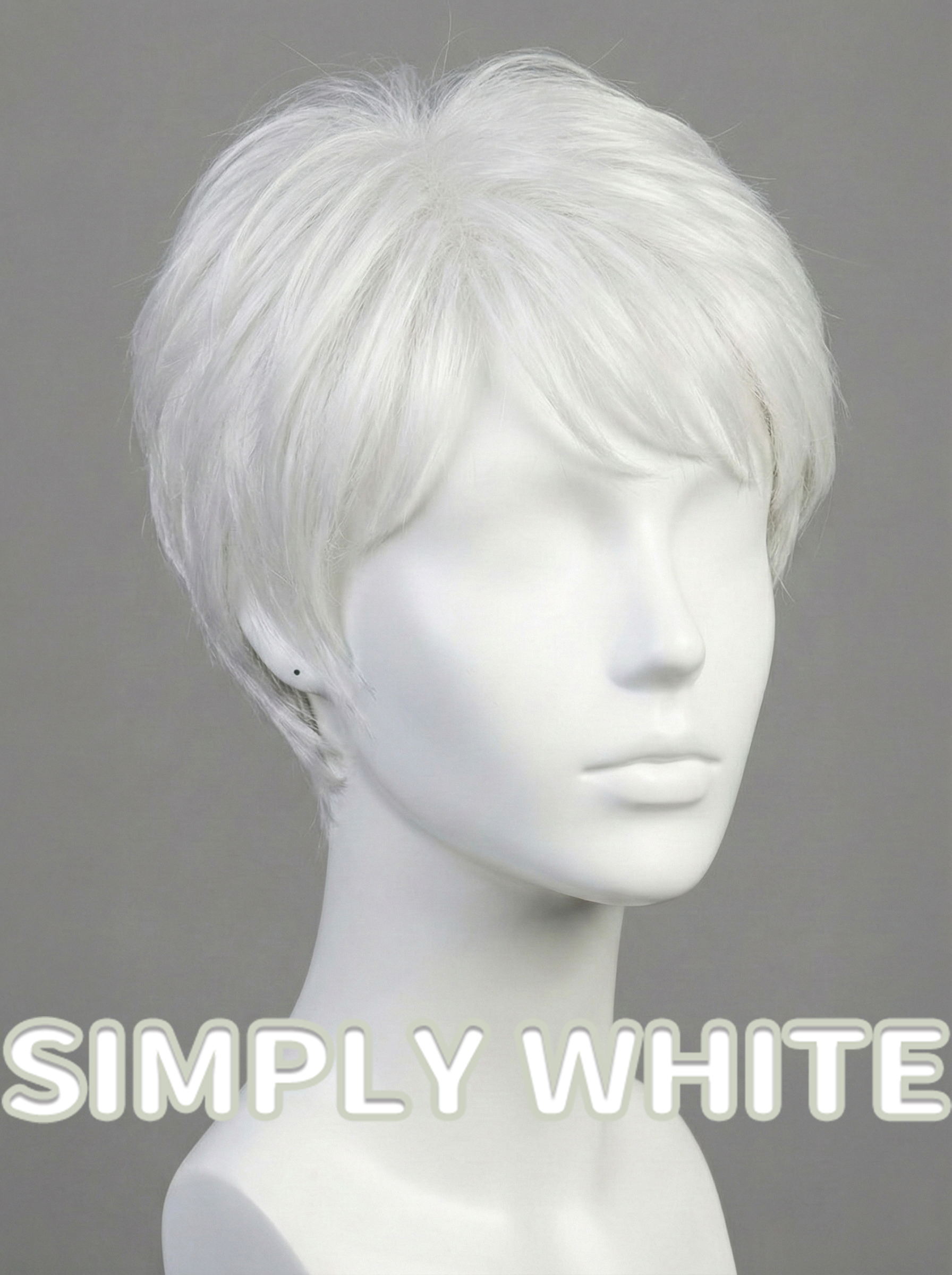 Textured Pixie Wig with Brown Highlights