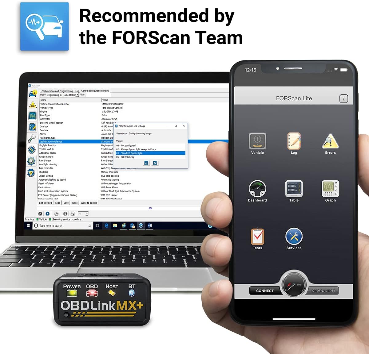 OBDLink MX+ OBD2 Bluetooth Scanner