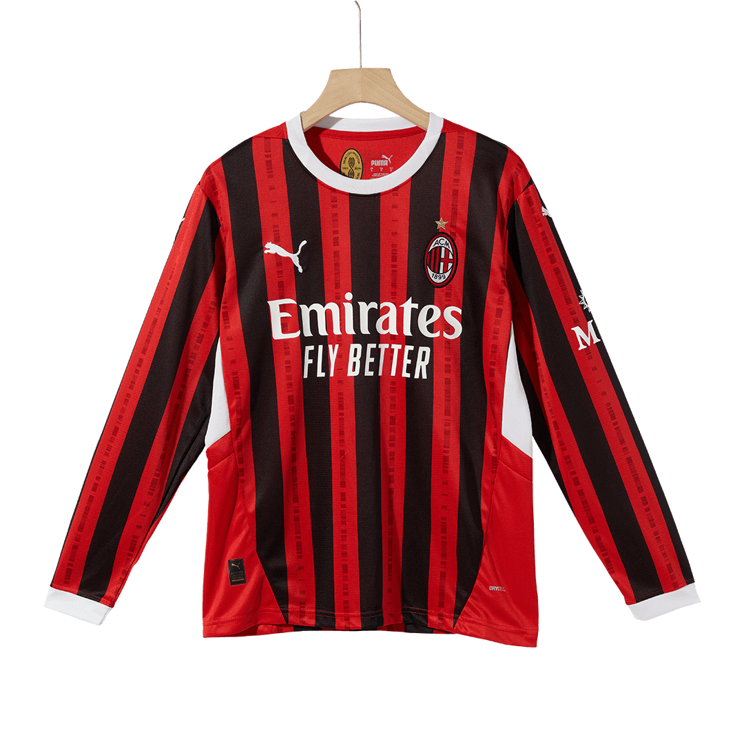 AC Milan long-sleeved home football shirt 2024/25
