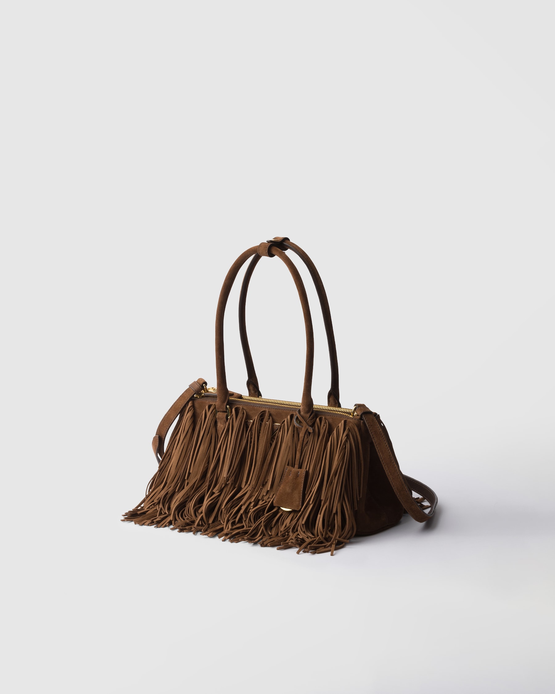 Prada Galleria medium suede bag with fringe1BA457_2C4S_F0324_V_YOF