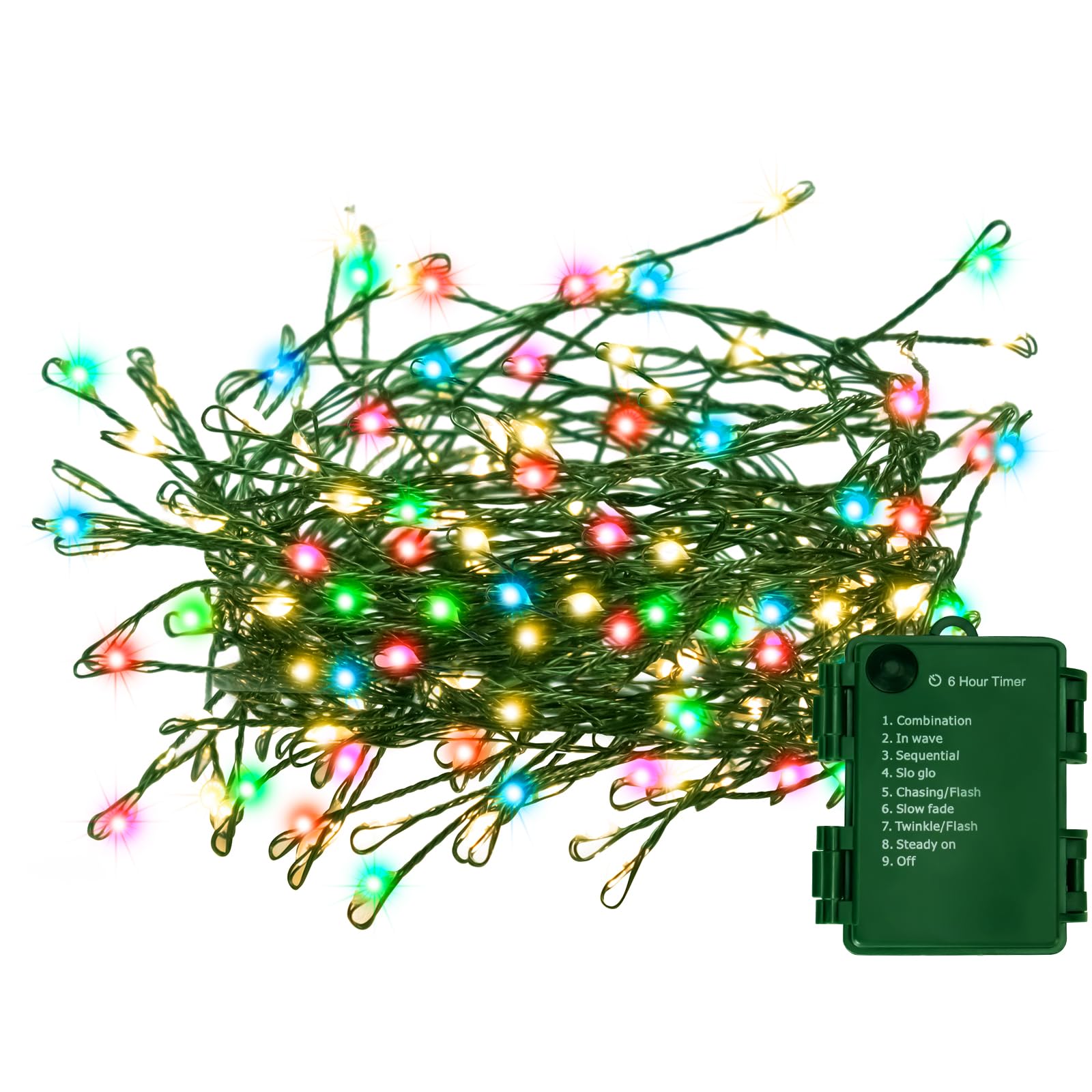 💥ON SALE💥10FT 100 Micro LED Fairy Lights with Remote, 8 Modes & Timer🎄✨