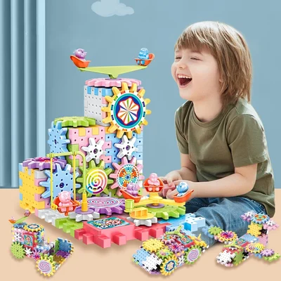 🔥FREE SHIPPING -⚙️DIY Electric Gear Building Block - 🎁Best gift for Christmas🎅🏻