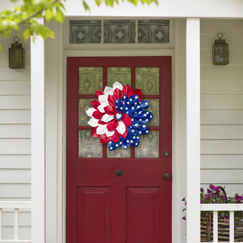 🔥[SAVE 50% OFF]--16inch/40cm American Flag Wreath-BUY 2 GET 10% OFF & FREE SHIPPING