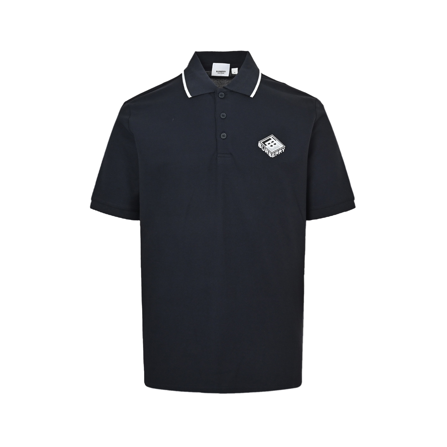 Burberry Rubik's Cube Embroidery Polo Short Sleeve