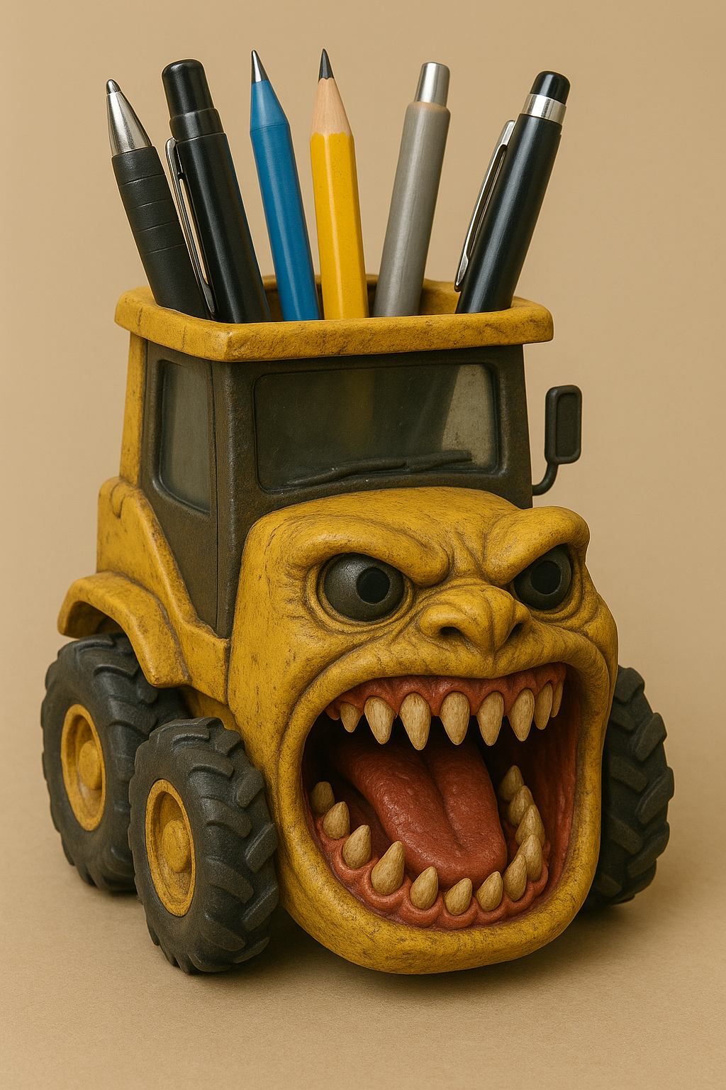 Monster Truck Pencil Holder