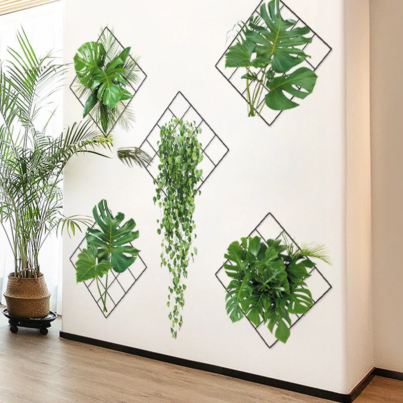 🔥Last Day Promotion-50% OFF🔥12*13inch 3D Plant/Flower Wall Sticker-(1Sets / 5 Pattern)-BUY 4 Sets GET 20% OFF & FREE SHIPPING