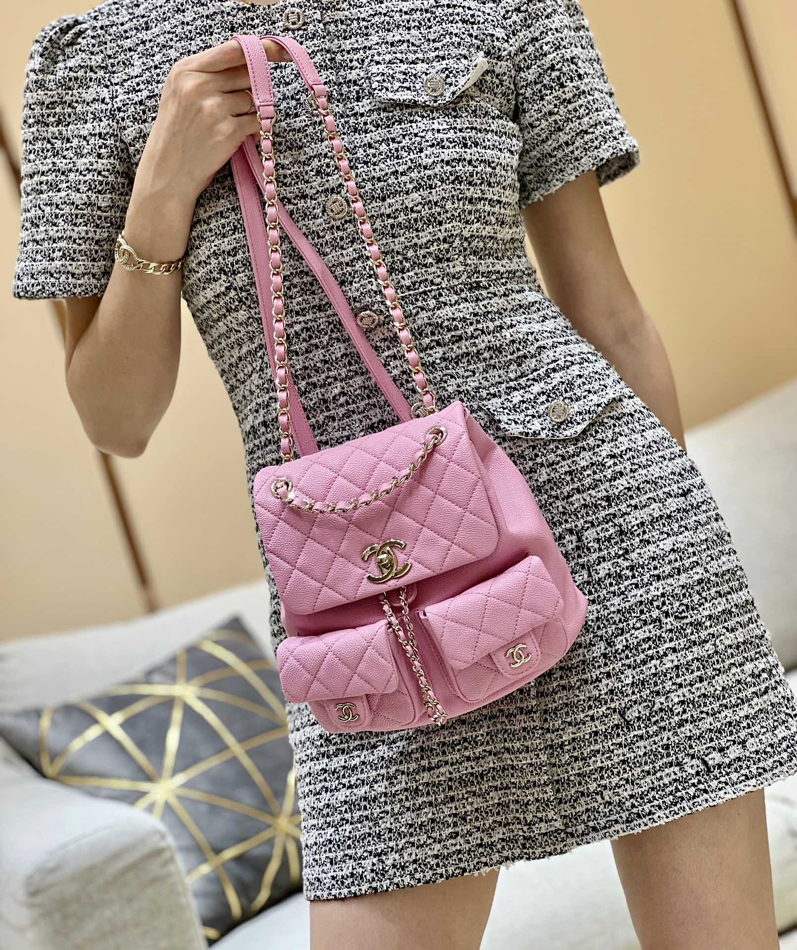 Chanel 24A duma backpack AS3860 00158