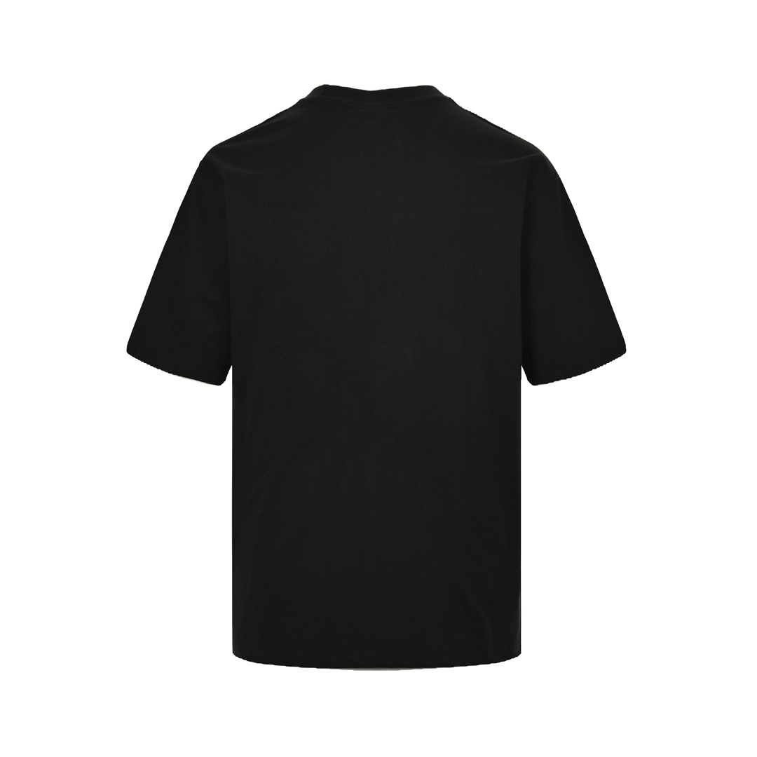 Balenciaga 24ss silicone rubber strip logo short sleeve