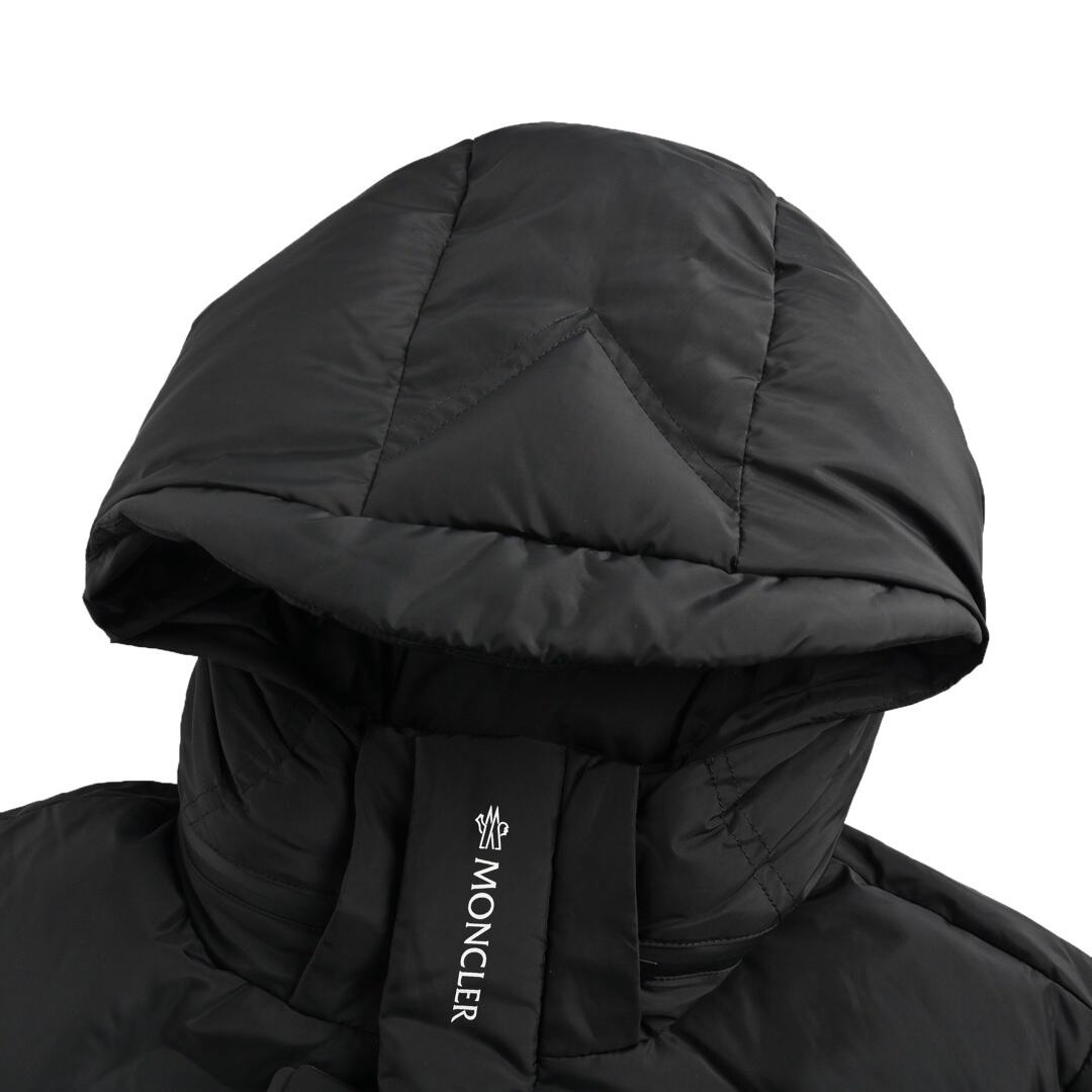 Moncler side panel hooded down jacket