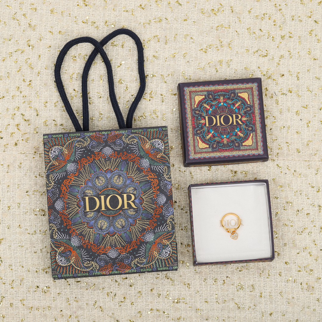 Dior CD diamond ring