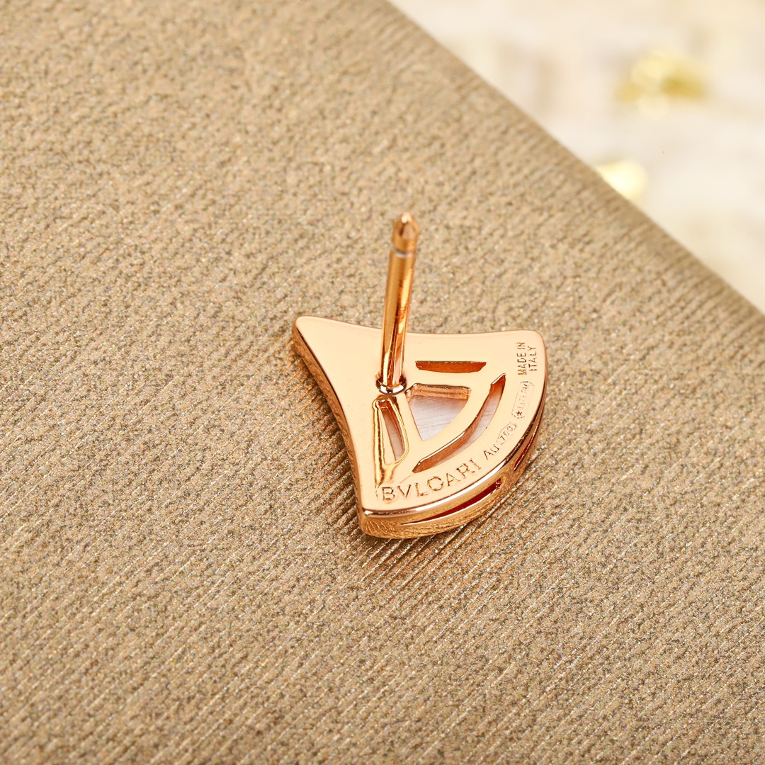 Bulgari fan-shaped earrings