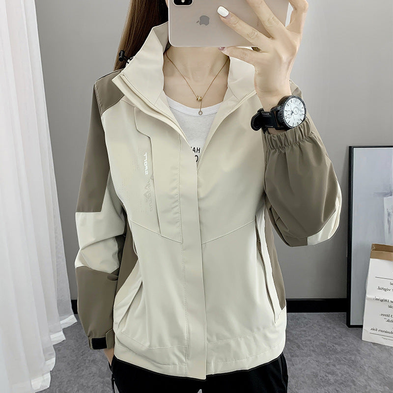 Removable Single Layer Windproof Outdoor Mountaineering Jacket