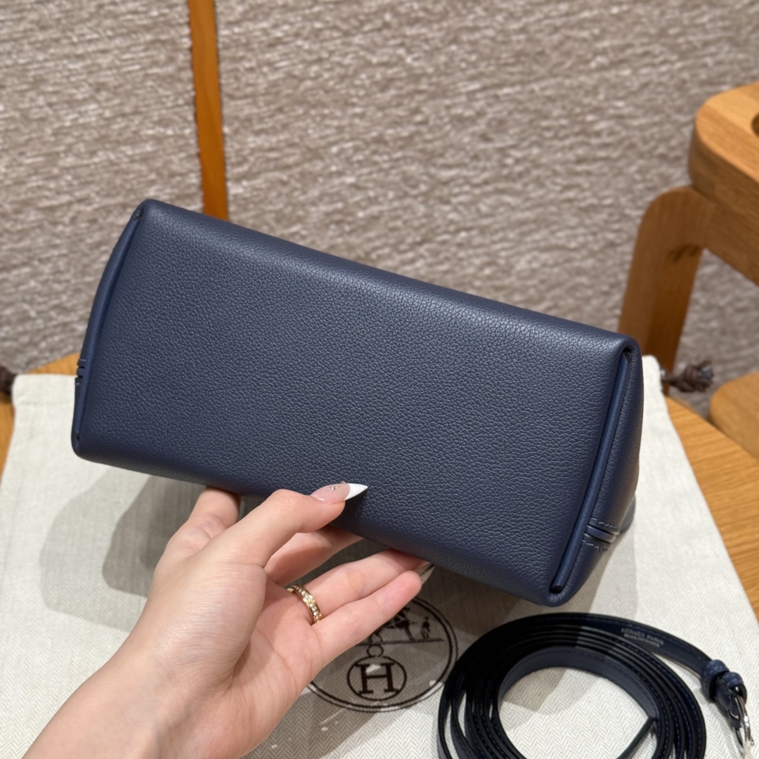 Hermes Kelly2424 73Blue saphir handbag (handmade custom)