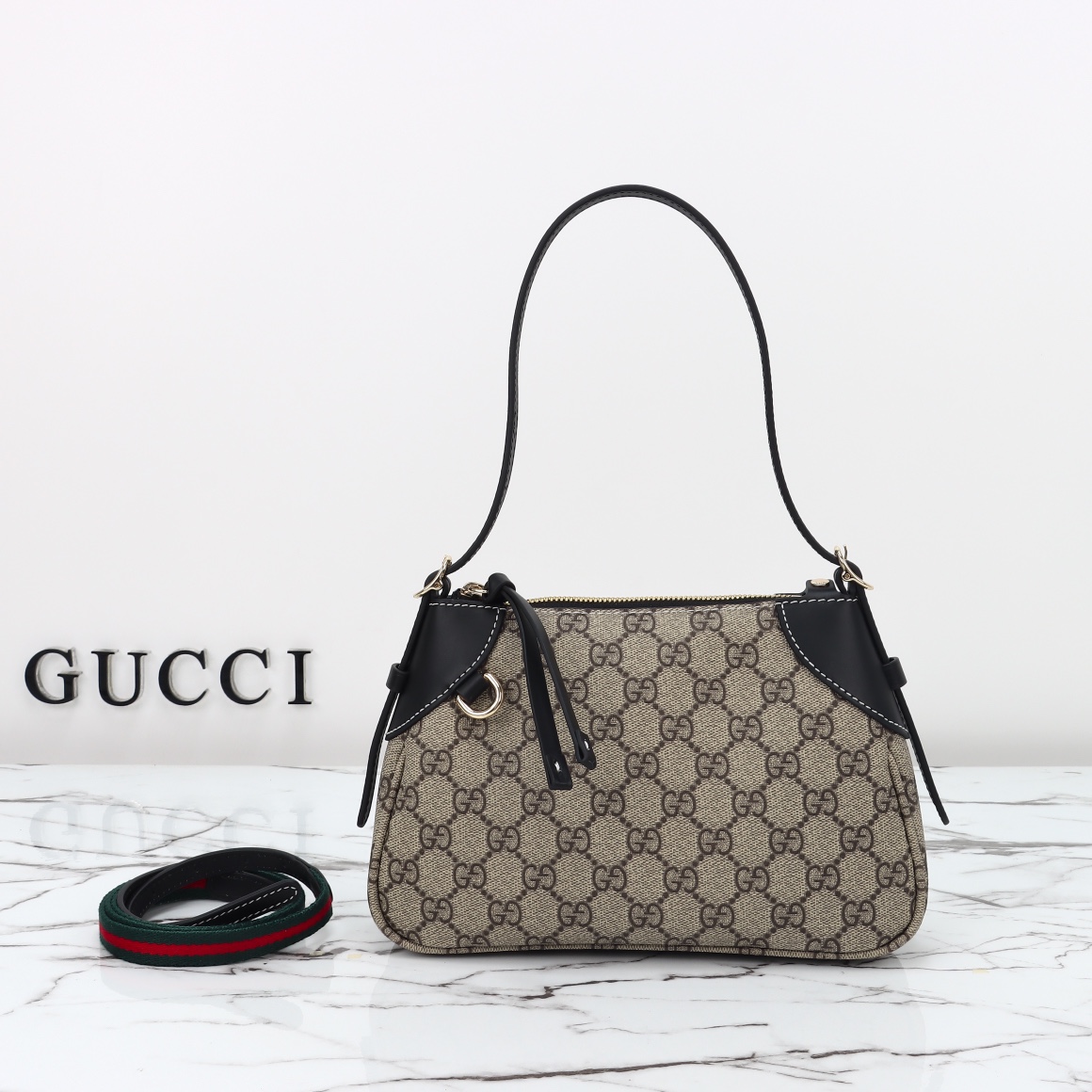 Gucci GG Emblem small shoulder bag 815218 FAEAA 9765