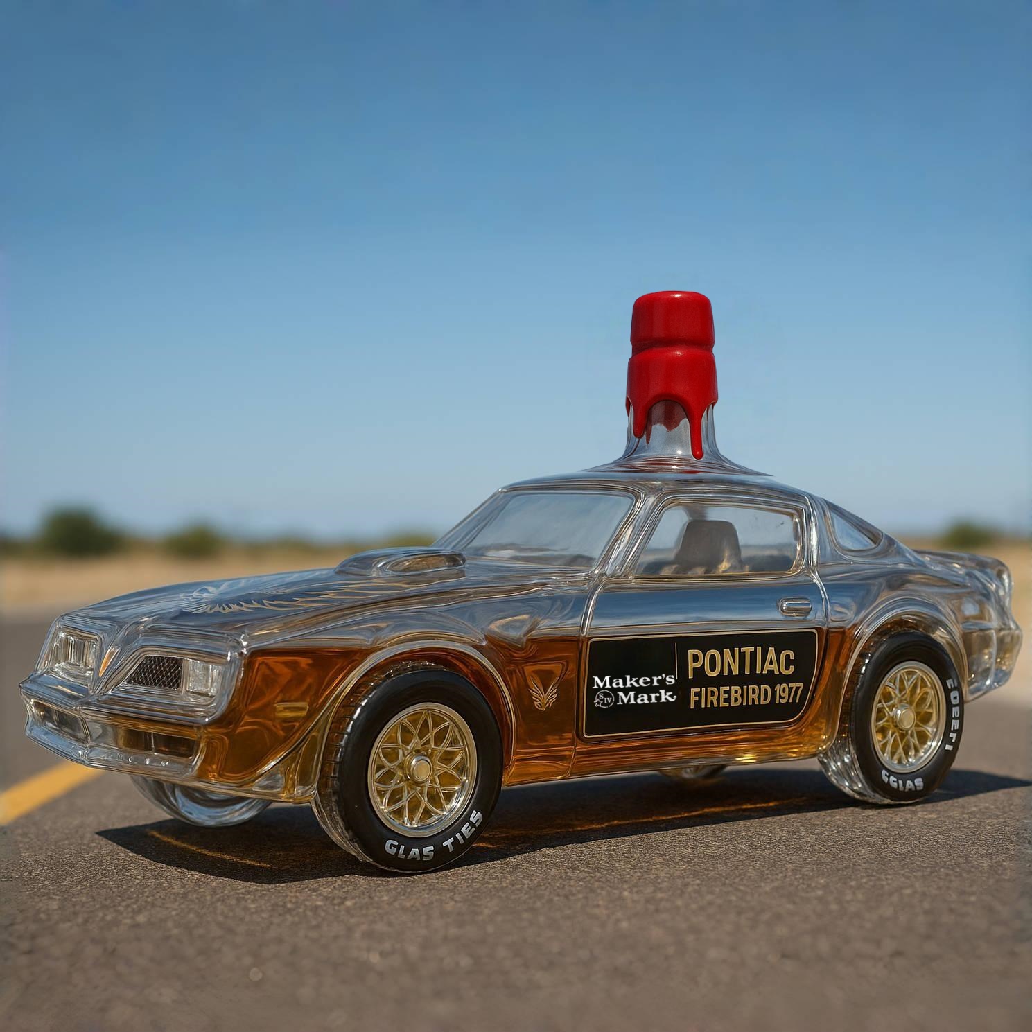 1977 Pontiac Firebird Whiskey Bottle