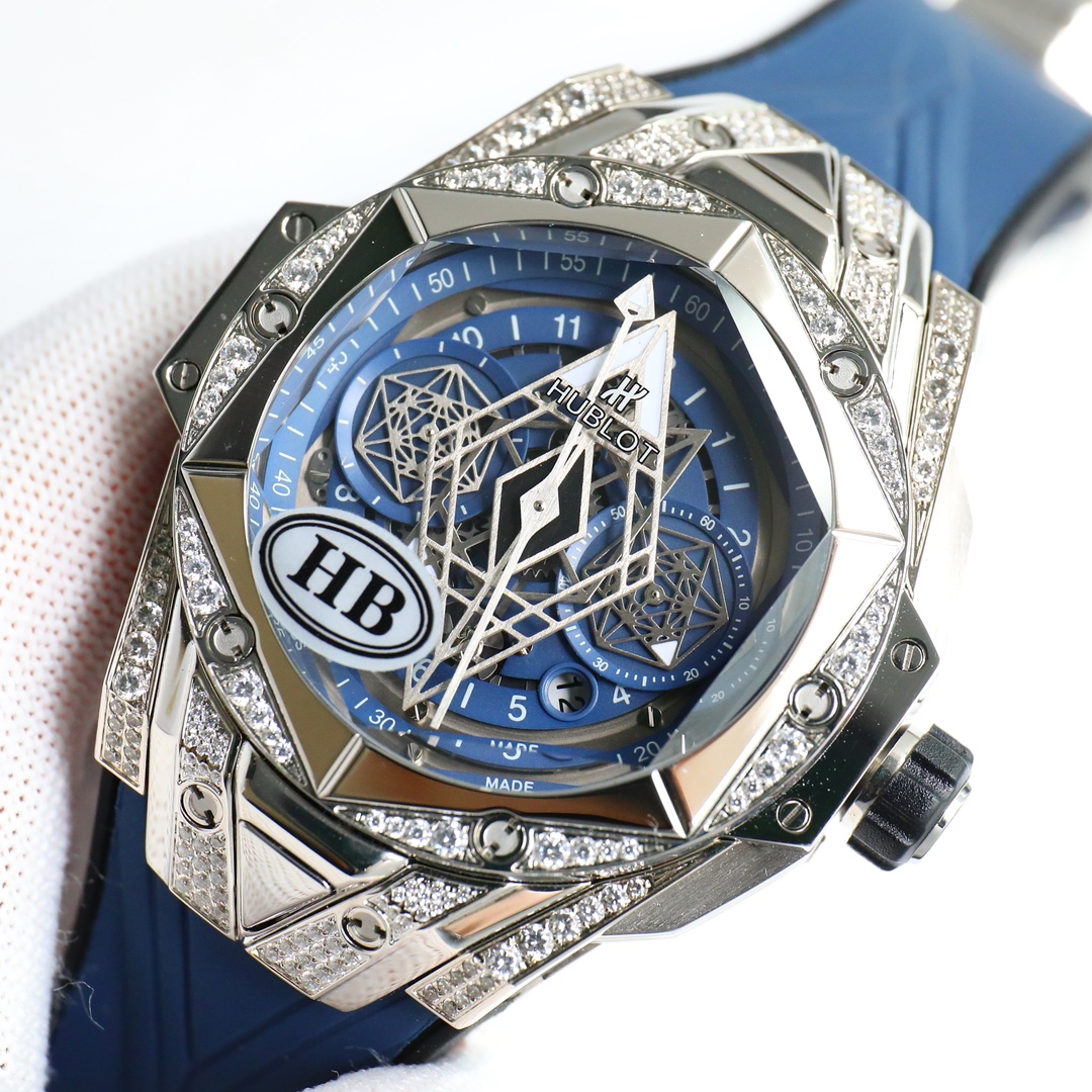 Hublot Big Bang Sang Bleu Ⅱ Tattoo Second Generation Watch