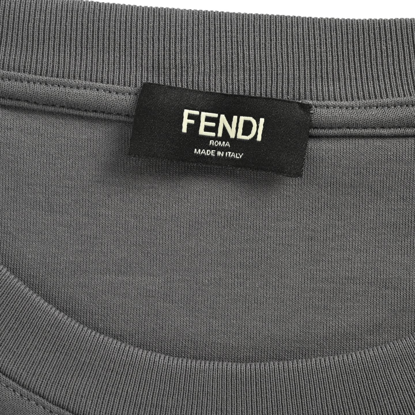 Fendi 25ss pocket zipper printed short sleeve