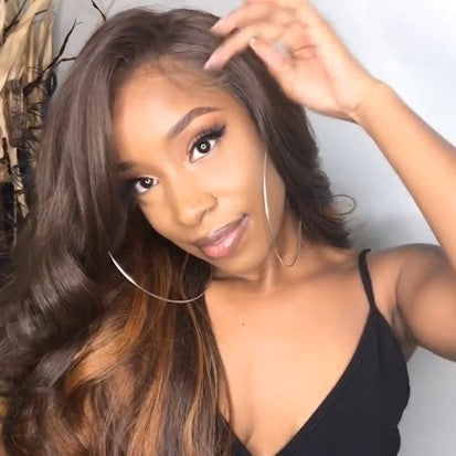 Special OFF | Beautiful blend color body wave wig